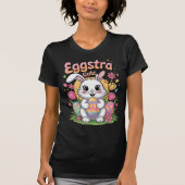 Eggstra Niedlich Ostern Sonniger T - Shirt - Paste (Vorderseite)