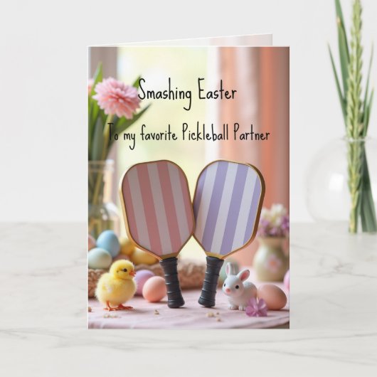 Eggstra Points & Paddle Hops Feiertagskarte (Vorderseite)