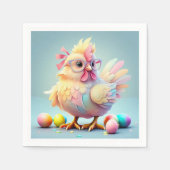 " EGGSTRAORDINÄRE LIEBE " SERVIETTE (Vorderseite)