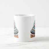 Eggstraterrestral! Niedliche Alien Egg UFO Puff Kaffeetasse (Mittel)