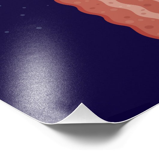 Eggstraterrestrial Fotodruck (Ecke)