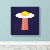 Eggstraterrestrial Leinwanddruck (Insitu (Holzboden))