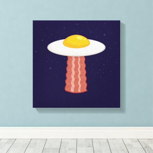 Eggstraterrestrial Leinwanddruck (Insitu (Holzboden))