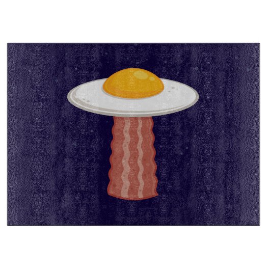 Eggstraterrestrial Schneidebrett (Vorderseite)