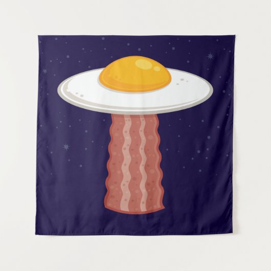 Eggstraterrestrial Wandteppich (Vorderseite)