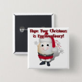 Eggstrnormale Weihnachtseifer Button (Vorne & Hinten)