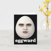 Eggward Funny Meme Karte (Gelbe Blume)