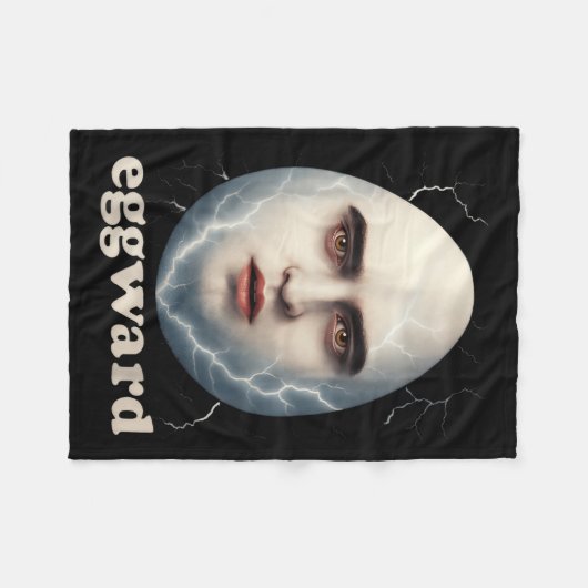 Eggward Parody Funny Meme Fleecedecke (Vorderseite (Horizontal))