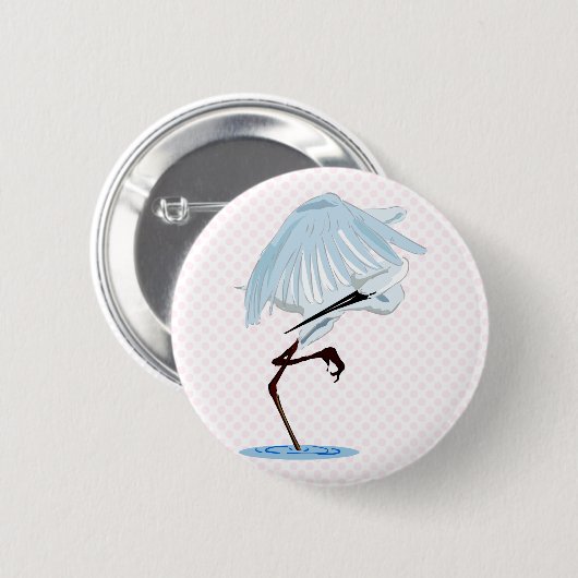 Eggy Reiher Button (Vorne & Hinten)