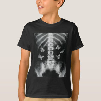 Egirl Skeleton Xray Butterfly Harajuku y2k Dark Ed T-Shirt