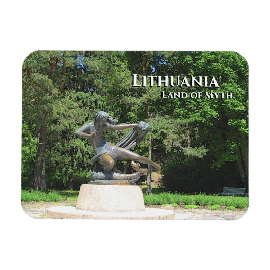 Egle, Königin der Serpents, Palanga, Litauen - Magnet (Horizontal)