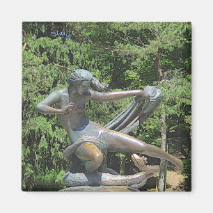 Egle, Königin der Serpents, Palanga, Litauen - Magnet