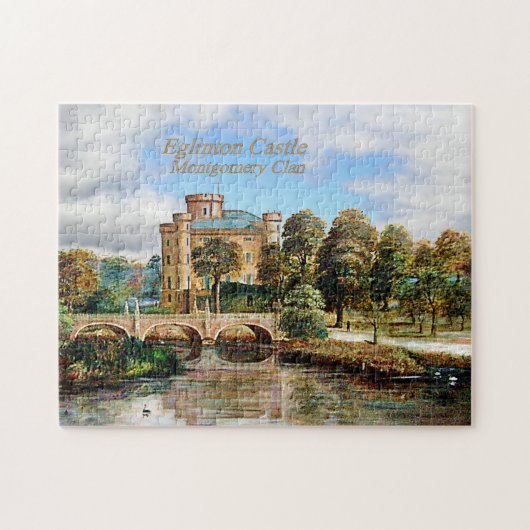 Eglinton Castle - Montgomery Scottish Clan Puzzle (Horizontal)