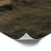 Eglinton Valley Dawn Poster (Ecke)