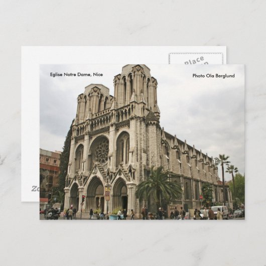 Eglise Notre Dame, Nice, Foto Ol... Postkarte (Vorne/Hinten)