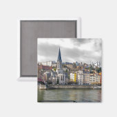 Église Saint-Georges Magnet (Vorderseite/Rückseite)