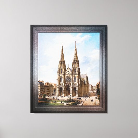 Église Sainte-Clotilde à Paris von Max Berthelin Leinwanddruck (Vorderseite)