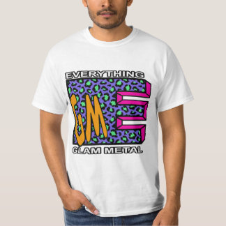 EGM Blue Leopard Logo T - Shirt