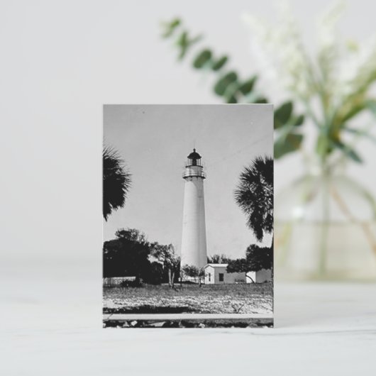 Egmont Key Lighthouse Postkarte (Stehend Vorderseite)