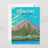 Egmont Nationalpark Neuseeland Vintag Postkarte (Vorne/Hinten)