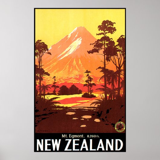 Egmont Neuseeland Poster (Vorne)