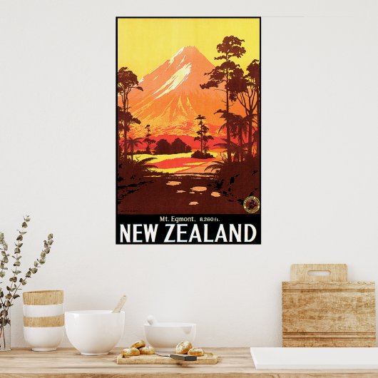 Egmont Neuseeland Poster (Küche)