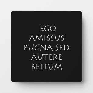 Ego amissus pugna sed autere bellum fotoplatte