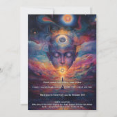 Ego auflösend | Visionäres Design Einladung (Rückseite)