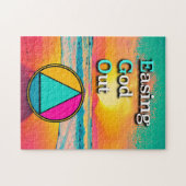 EGO Ehelosigkeit der Erholung Slogan Sunrise Puzzle (Horizontal)