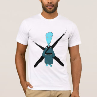 Ego in einem Hakama T-Shirt