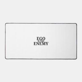 Ego ist der Feind Minimalistische Schreibmaschine Schreibtischunterlage