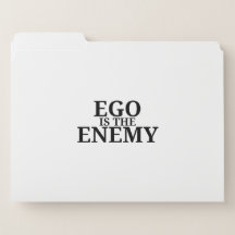 Ego ist der Feind Minimalistische Schreibmaschinen