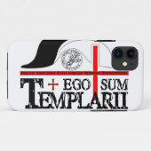 Ego sum templarii Hülle IPhone (Rückseite (Horizontal))