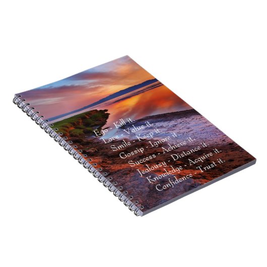 Ego-Tötung behält es Liebewert es Lächeln es Zitat Notizblock (Rechte Seite)