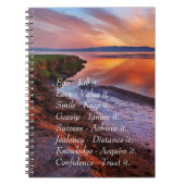 Ego-Tötung behält es Liebewert es Lächeln es Zitat Notizblock (Vorderseite)