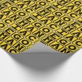 Egomanisch, selbstgefällig geschenkpapier (Ecke)