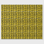 Egomanisch, selbstgefällig geschenkpapier (Flach)