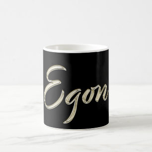 Egon Name whitegold Tasse Teetasse Kaffeetasse