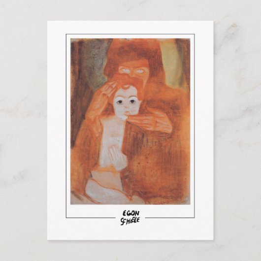 Egon Schiele #10-2 - Fine Art Postkarte (Vorderseite)