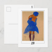 Egon Schiele #110-2 - Fine Art Postkarte (Vorne/Hinten)