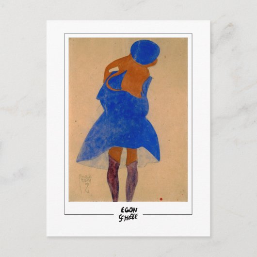 Egon Schiele #110-2 - Fine Art Postkarte (Vorderseite)