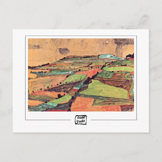 Egon Schiele #11-2 - Kunsthandwerkskarte Postkarte (Vorderseite)
