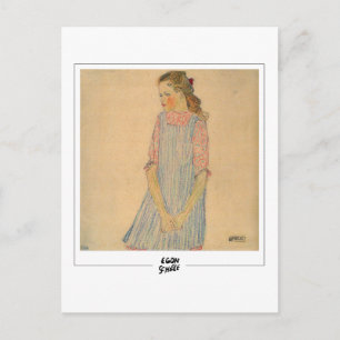 Egon Schiele #142-2 - Feine Kunst Postkarte