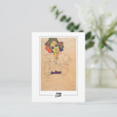 Egon Schiele #190-2 - Fine Art Postkarte (Stehend Vorderseite)