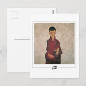 Egon Schiele #1-2 - Fine Art Postkarte (Vorne/Hinten)