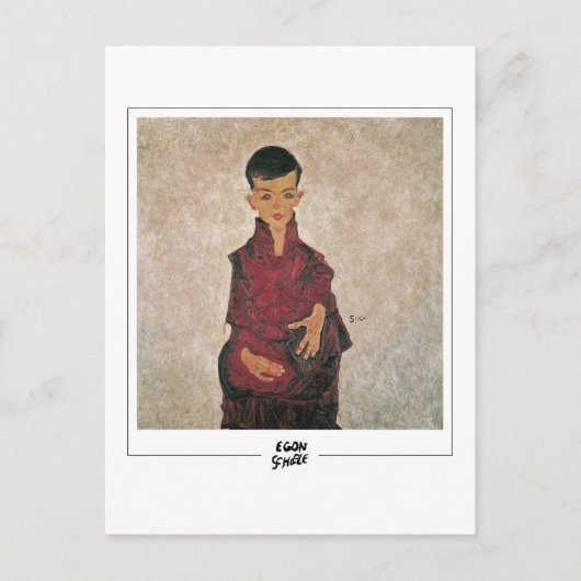 Egon Schiele #1-2 - Fine Art Postkarte (Vorderseite)