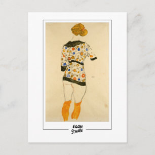 Egon Schiele #206-2 - Feine Kunst Postkarte
