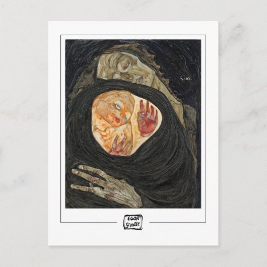 Egon Schiele #20-2 - Fine Art Postcard Postkarte (Vorderseite)