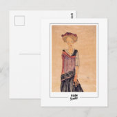 Egon Schiele #20-2 - Fine Art Postkarte (Vorne/Hinten)