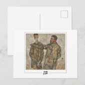 Egon Schiele #226-2 - Fine Art Postkarte (Vorne/Hinten)